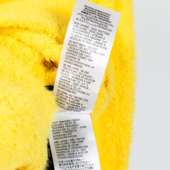 Gucci x Adidas Yellow Fuzzy Cable-Knit Embroidered Short-Sleeve Sweater - Picture 10 of 13